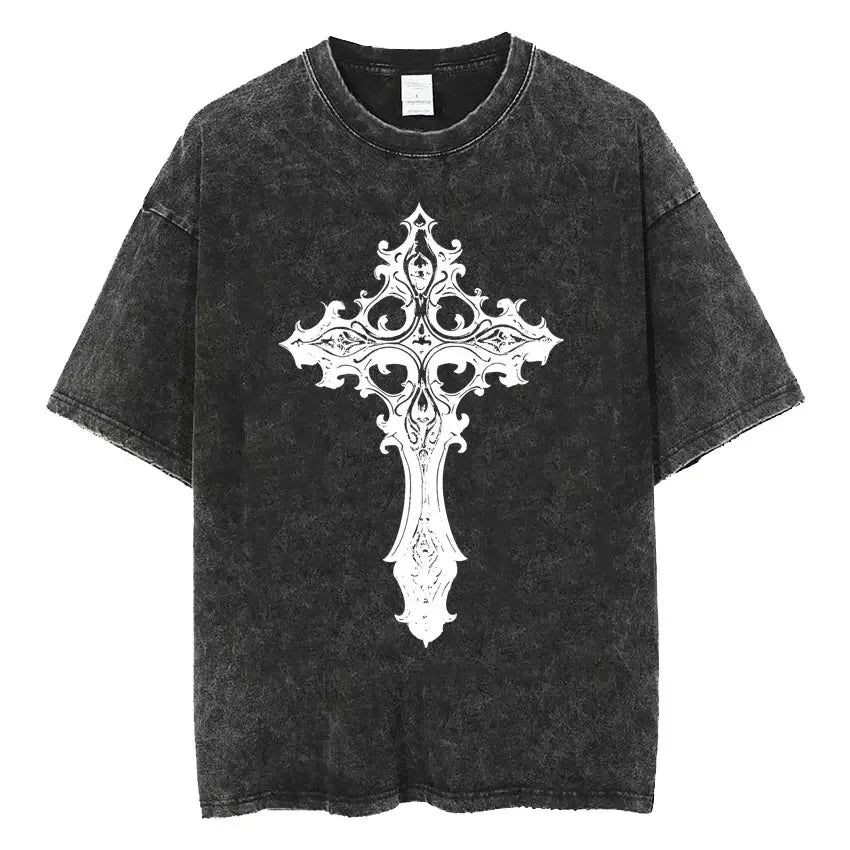 تي شيرت رجالي كبير الحجم مطبوع عليه شعار فرقة بلاي بوي كارتي I AM MUSIC من Opium Ken Carson Narcissist Tour