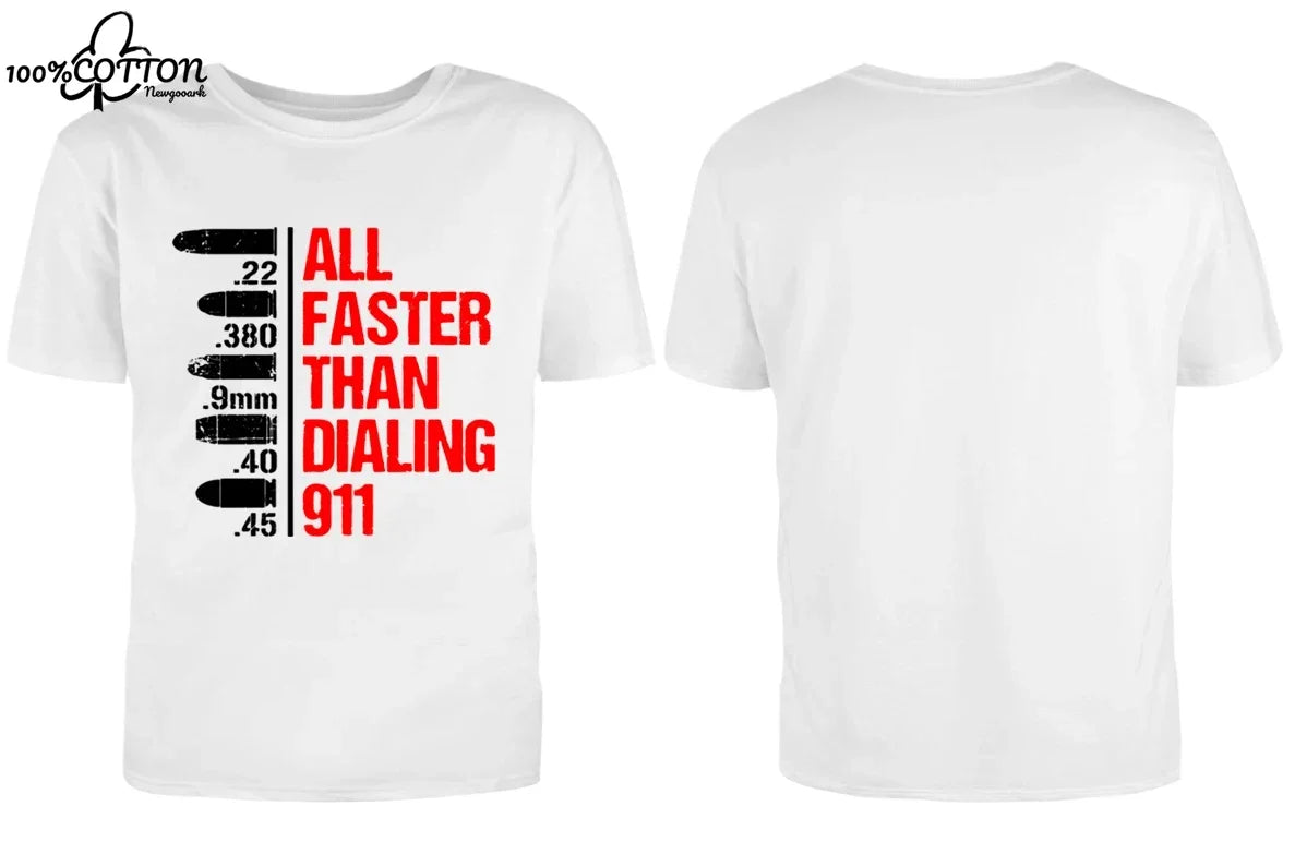 تي شيرت رجالي من LE Barrett Firearms مصنوع من القطن مطبوع عليه صورة بندقية على الوجهين، للرجال والنساء، تي شيرتات برسومات جرافيكية