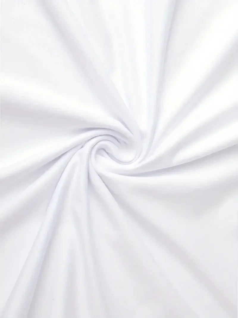 تيشيرت رجالي صيفي عصري مصنوع من القطن الخالص 100%، بتصميم فضفاض وطبعة رياضية، وياقة دائرية وأكمام قصيرة.