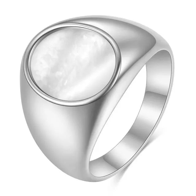 خاتم رجالي من VQYSKO، بتصميم بانك روك، مصنوع من الفولاذ المقاوم للصدأ 316L، خاتم أنيق للرجال، مناسب لحفلات الهيب هوب، مجوهرات بالجملة لحفلات الزفاف الرجالية