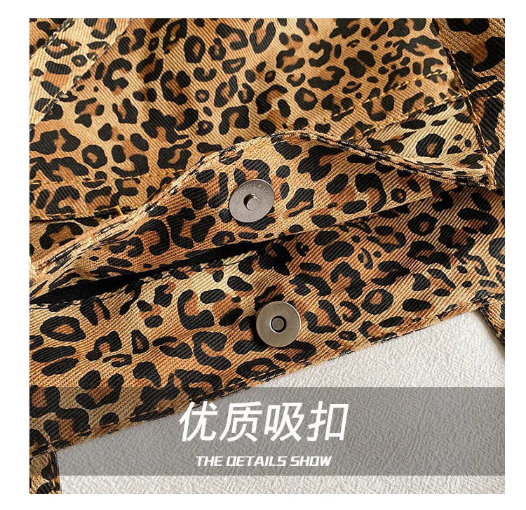 حقيبة حمل بنقشة جلد النمر، حقيبة كتف من القماش العتيق، حقيبة يد عصرية بسعة كبيرة للعمل المدرسي والتسوق