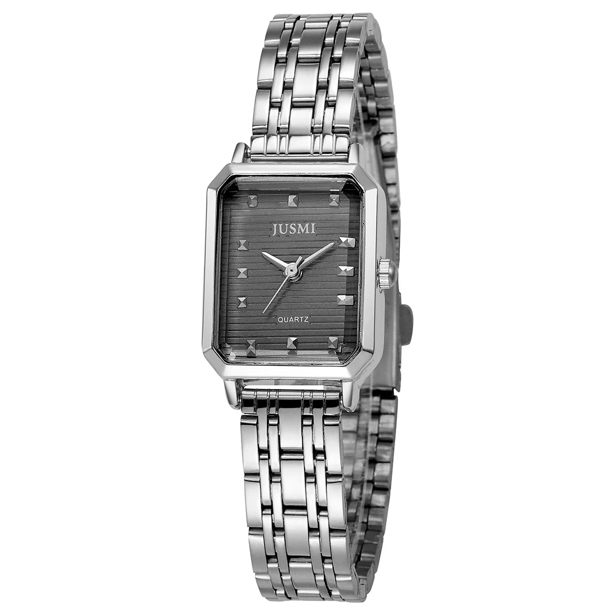 ساعة كوارتز نسائية فاخرة وأنيقة مصنوعة من سبيكة معدنية رائعة، مناسبة كهدية للهالوين أو الكريسماس