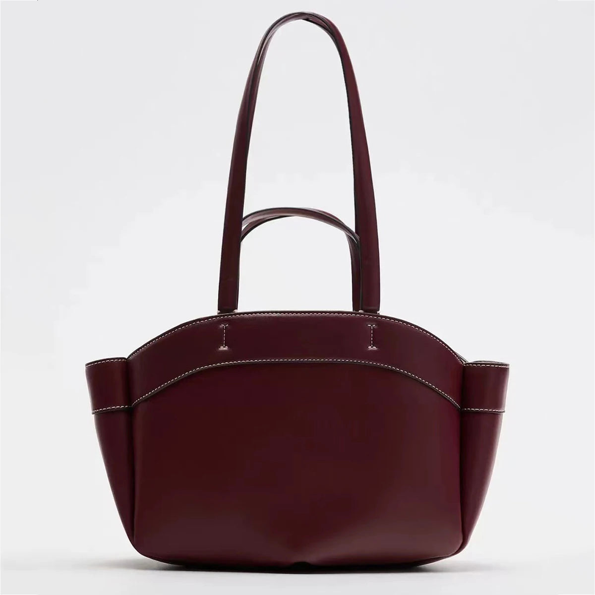 حقيبة حمل نسائية حقيبة تحت الإبط حقيبة كتف من جلد البولي يوريثان بسعة كبيرة حقيبة كروس بودي ريترو حقيبة دلو محمولة غير رسمية حقيبة يد