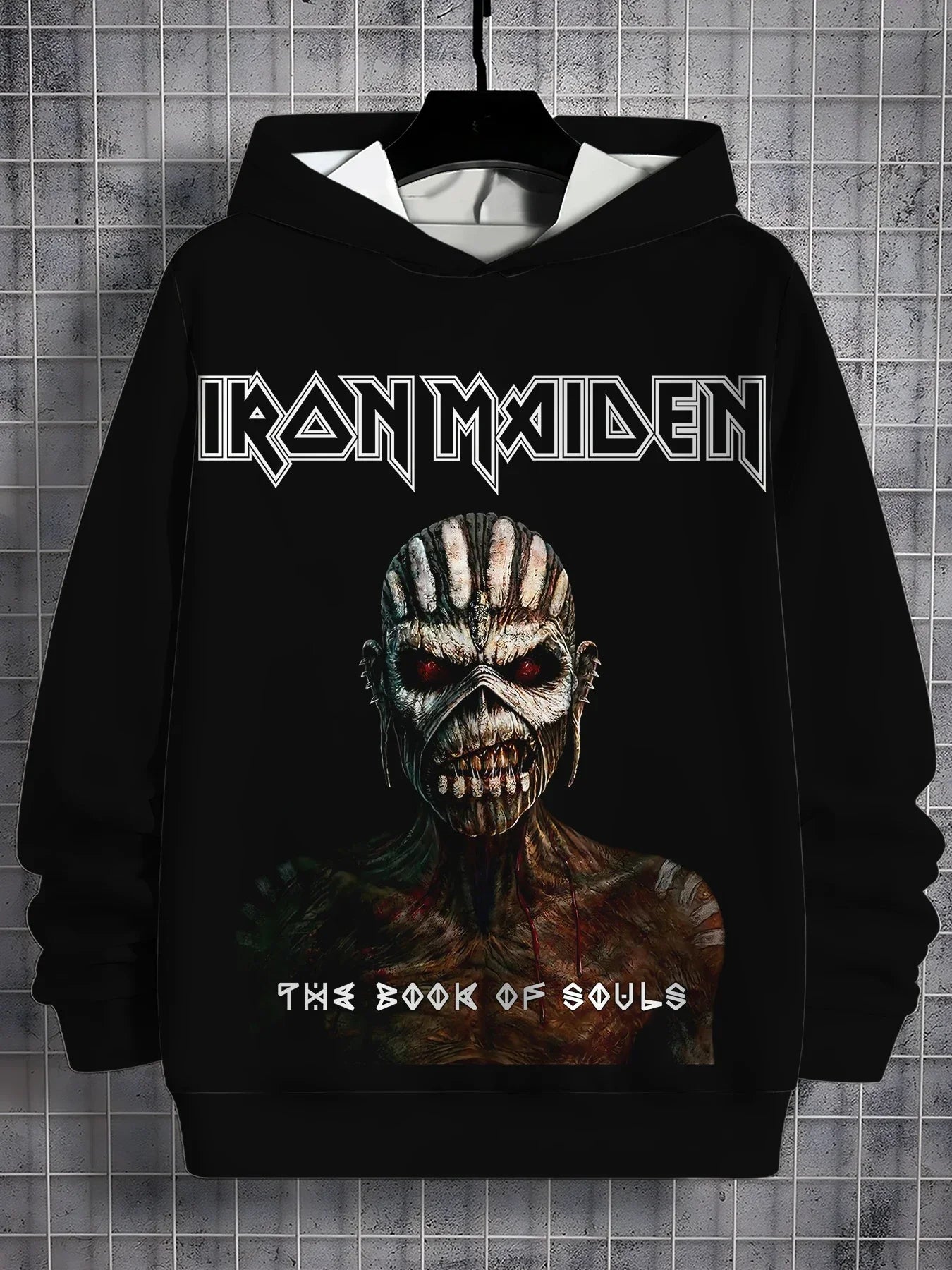 هودي ألبوم Iron Maiden الجديد لعام 2025 للرجال والنساء، سترة ثلاثية الأبعاد سريعة الجفاف قابلة للتنفس، تي شيرت كبير الحجم