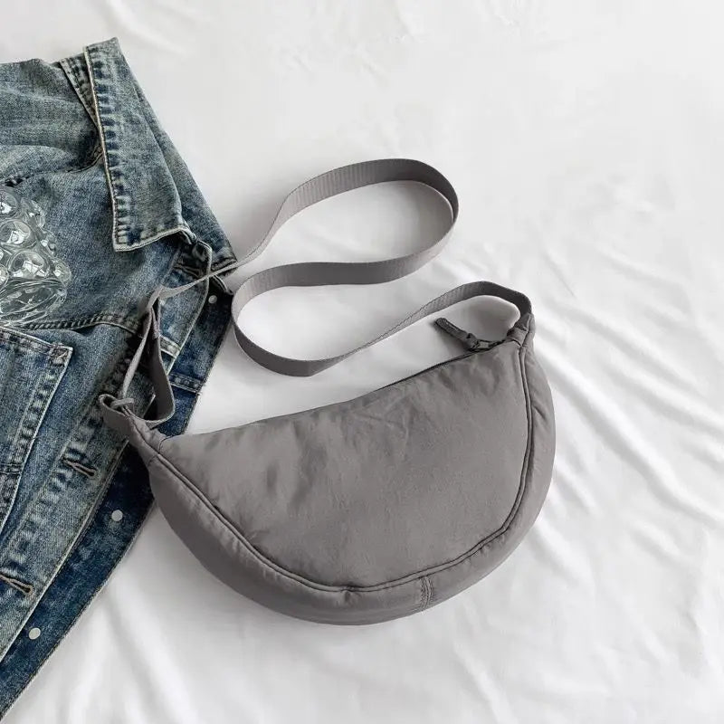 حقائب إبط نسائية من القماش السميك المقاوم للماء، حقيبة زلابية متعددة الاستخدامات للنساء للاستخدام اليومي، حقيبة كتف واحدة متقاطعة