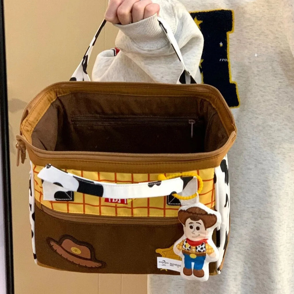 حقيبة يد ديزني توي ستوري بغطاء رأس باز لايتيير، حقيبة كتف لطيفة، حقيبة كروس بودي، حقيبة حمل كبيرة السعة