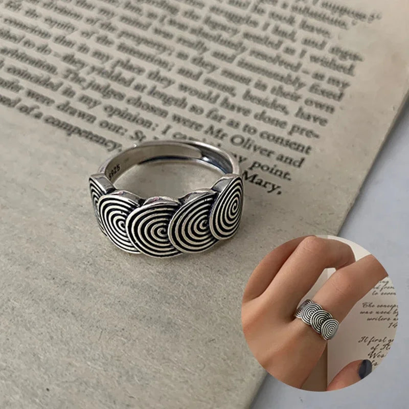 خاتم بانك من الفضة عيار 925 بتصميم تنين مجنح للنساء والفتيات، هدية مثالية للحفلات، مجوهرات عصرية مستوحاة من موسيقى الهيب هوب الكلاسيكية، خدمة توصيل مباشرة.