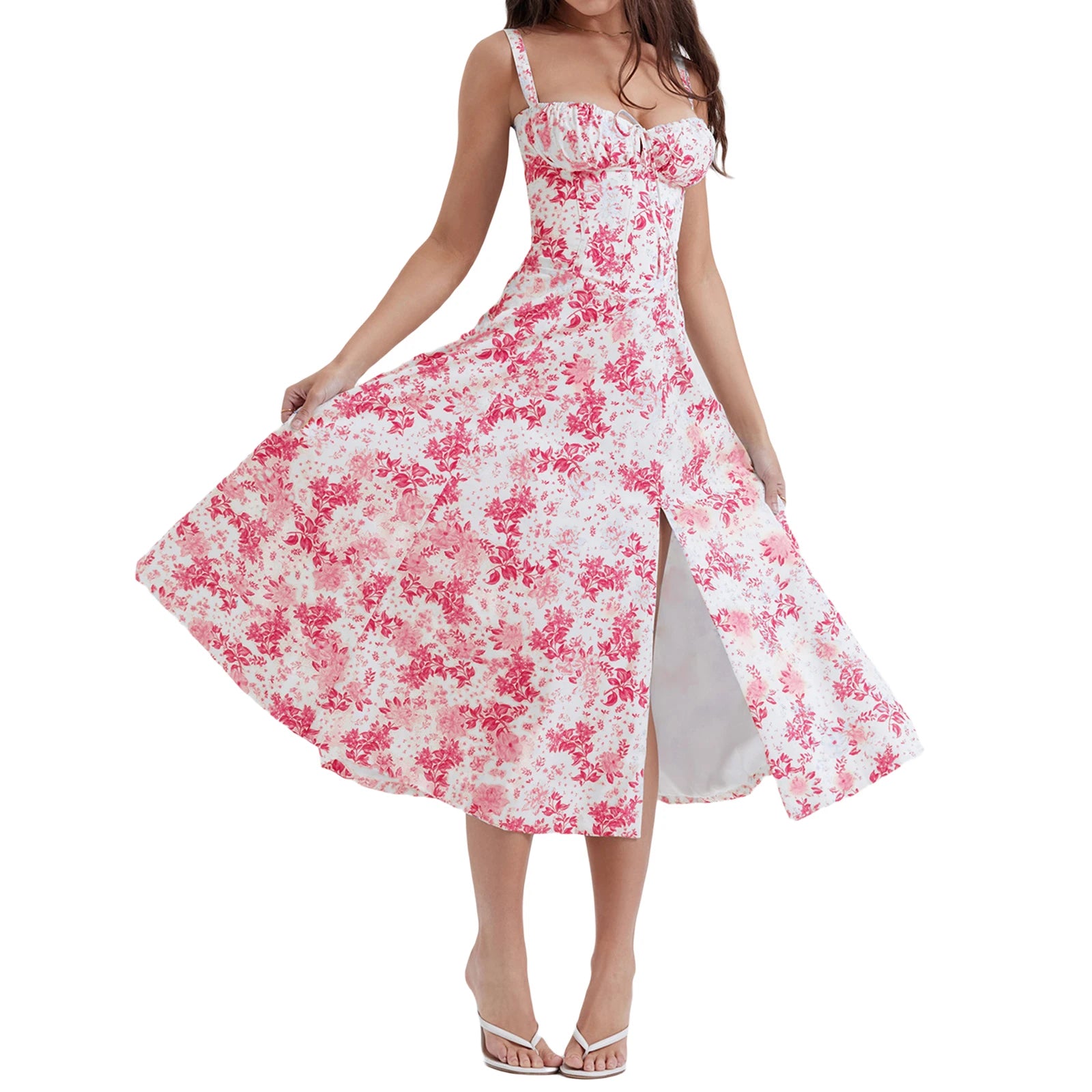 Women Summer Dress Solid Color Sleeveless Bandage Party A-line Dress for Cocktail Nightclub Beach Chic Casual 90s clothe vintage