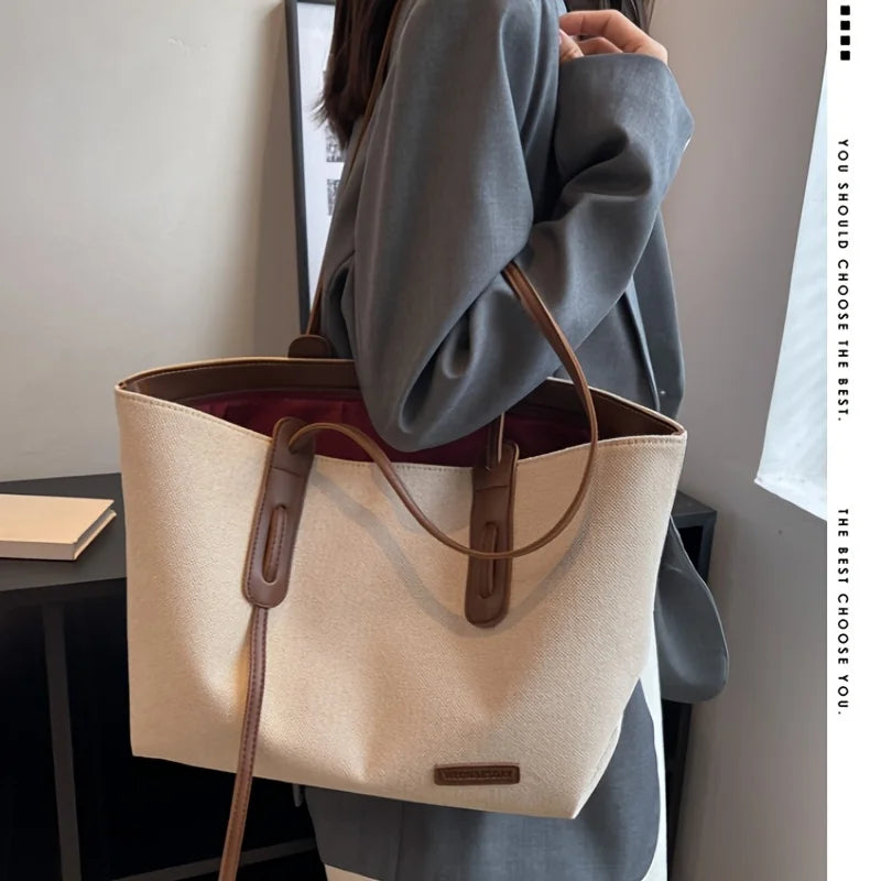 حقيبة كتف نسائية كبيرة الحجم للاستخدام اليومي