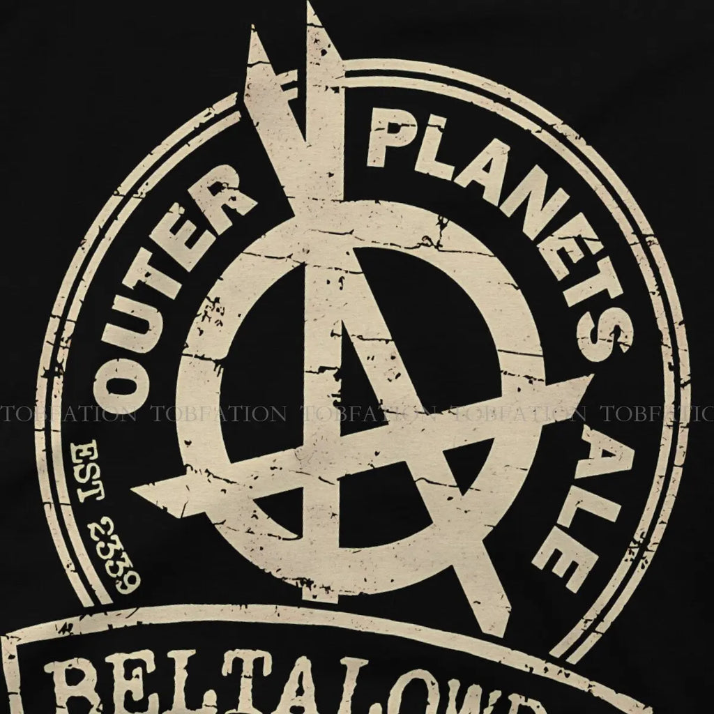 تي شيرت رجالي من Outer Planet Ale The Expanse Sci-Fi TV مصنوع من القطن، برقبة دائرية، بأكمام قصيرة من Harajuku