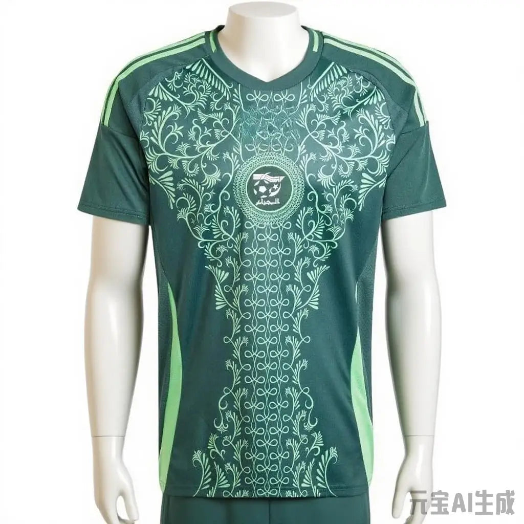New Algeria Football Jersey Youth Fashion Jersey 4 Styles Available Outdoor Sports Top Quick-Drying Breathable Adult T-Shirt