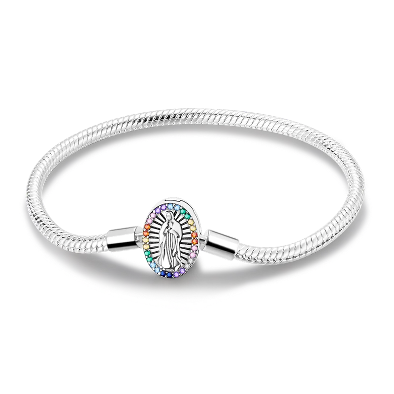 أساور من الفضة الإسترلينية عيار 925 بطول 17-20 سم على شكل فراشة على شكل ورقة البرسيم الأصلية تناسب خرز سحر DIY مجوهرات نسائية أنيقة