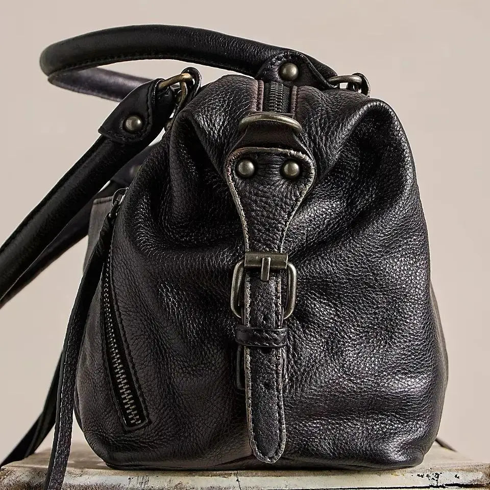 حقيبة توت إيمرسون، حقيبة يد نسائية كلاسيكية، حقيبة دراجات نارية عصرية جديدة مع أحزمة، حقيبة كتف بتصميم فاخر لأسلوب يومي أنيق