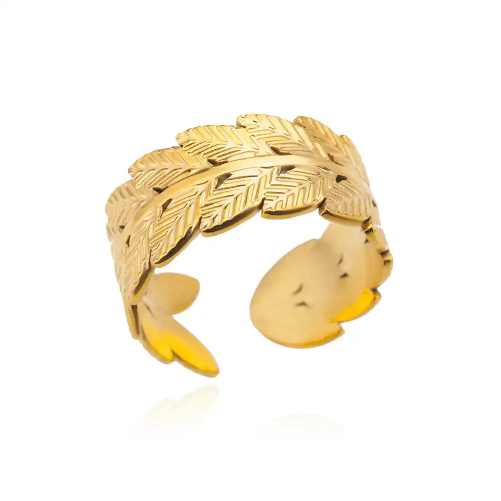 40 Style Rings for Women Stainless Steel Rings Classic Gold Color Adjustable Rings Wedding Aesthetic Jewelry Gift Free Shipping