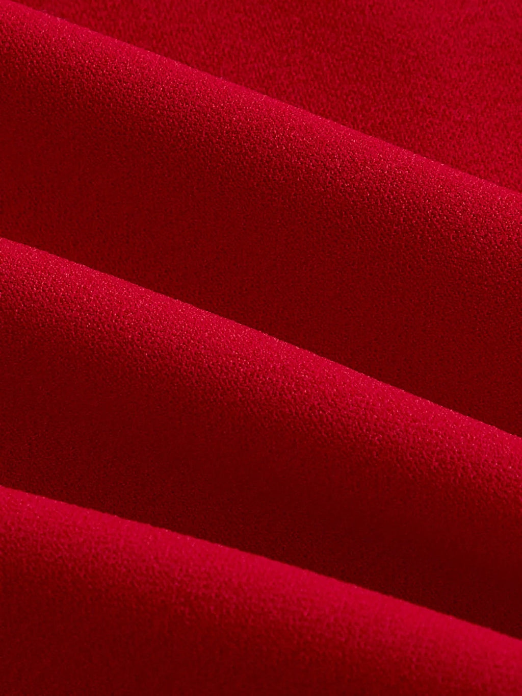 Red Bow Halter Dress Female New Autumn Spice Girl Pleatedming Solid Color Dress