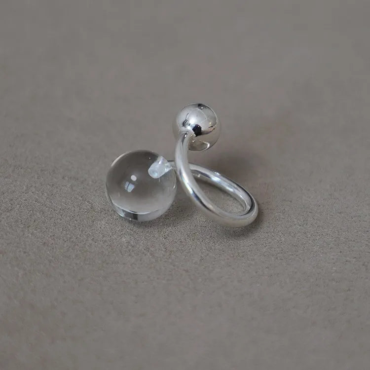 خاتم سام باندا من الفضة الإسترليني عيار 925 بتصميم هندسي مرصع بالكريستال للنساء، بيضاوي الشكل، بتصميم بانك مميز على شكل قطرة ماء، هدية مجوهرات، خدمة توصيل مباشرة