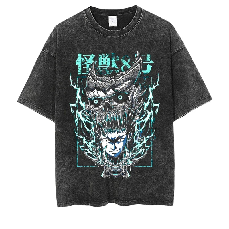 تي شيرت رجالي ونسائي عصري مطبوع عليه حركة إلهية مغسولة 100% قطن، مناسب للصيف والخريف، مناسب للرياضات الخارجية والأنشطة اليومية، فضفاض، مناسب للشارع، بأكمام قصيرة