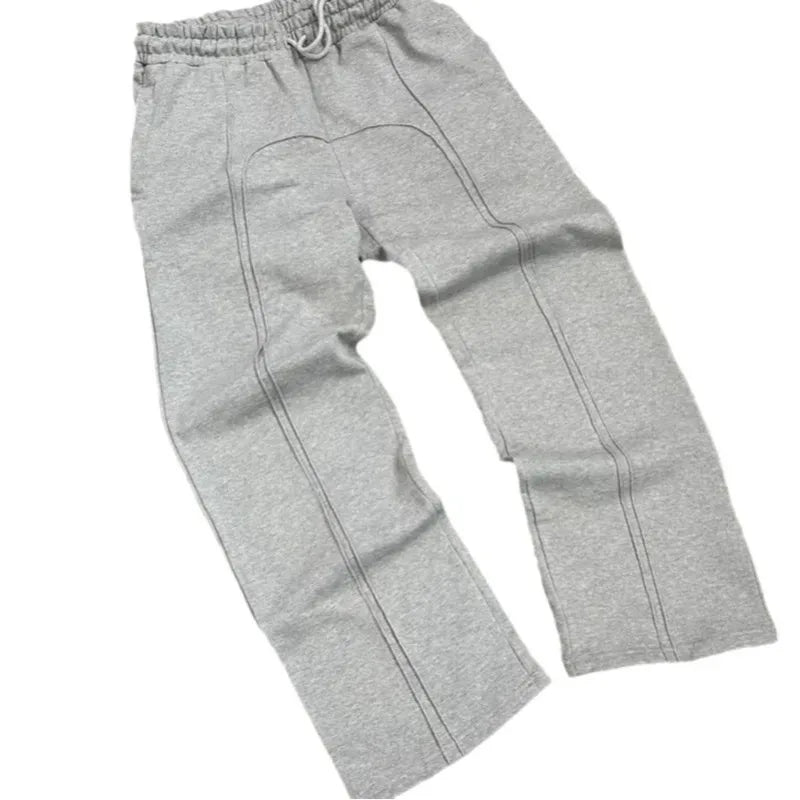 بنطلون واسع الساقين مستقيم متعدد الاستخدامات، مستوحى من أزياء الشارع والهيب هوب والقوطي والهاراجوكو لعام 2025، للرجال والنساء، بتصميم أمريكي كلاسيكي مستوحى من موضة الألفية الجديدة.