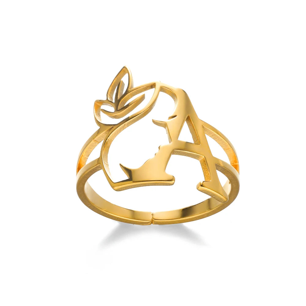 خواتم من الفولاذ المقاوم للصدأ 316L للنساء، لون ذهبي، خاتم نسائي، خاتم رجالي، خاتم زفاف، مجوهرات فاخرة عالية الجودة، 48 تصميمًا