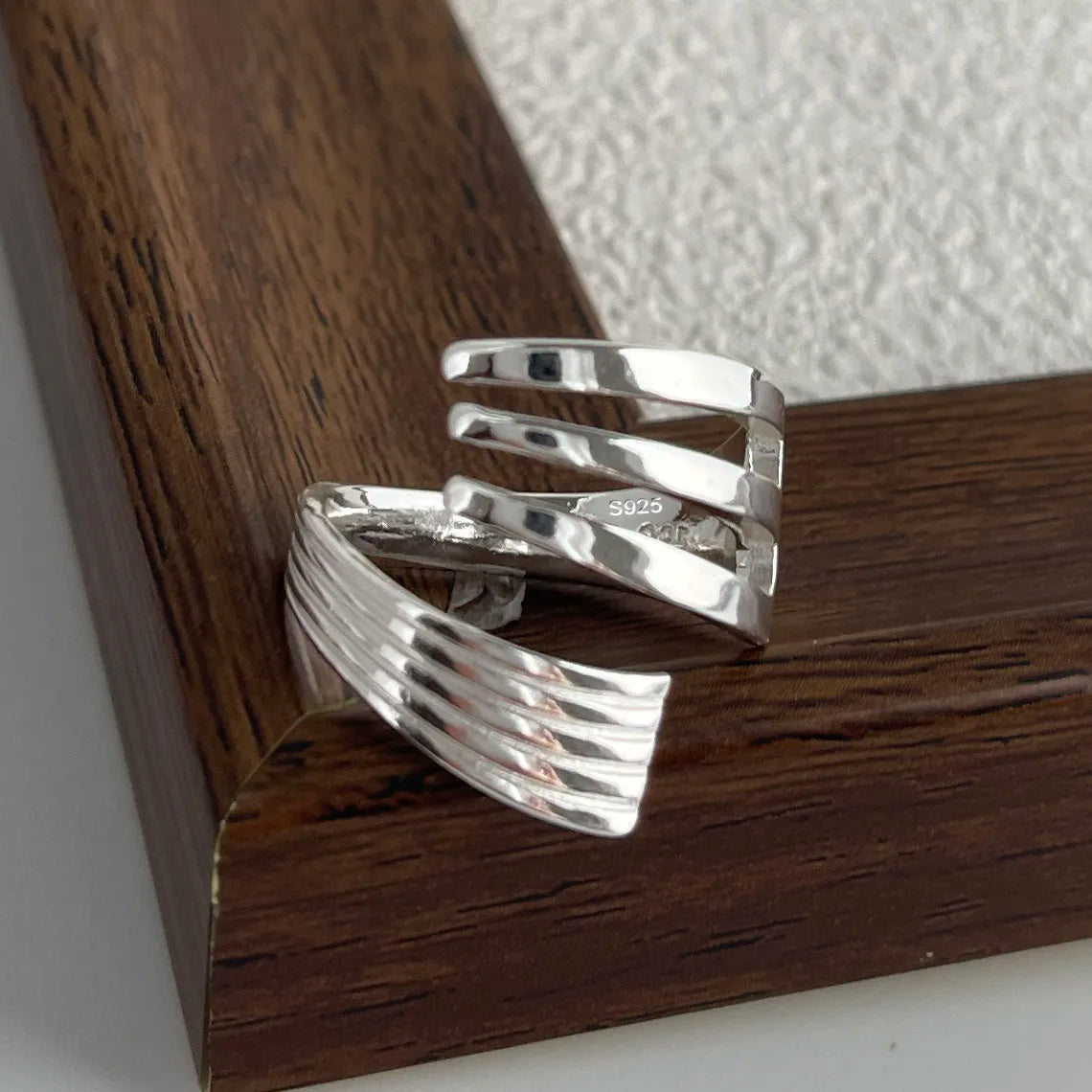 خواتم من الفضة الإسترليني عيار 925 للنساء والأزواج، بتصميم بسيط مصنوع يدويًا، مزينة بالزهور والأقواس والقلوب، هدية مجوهرات فاخرة، مضادة للحساسية.