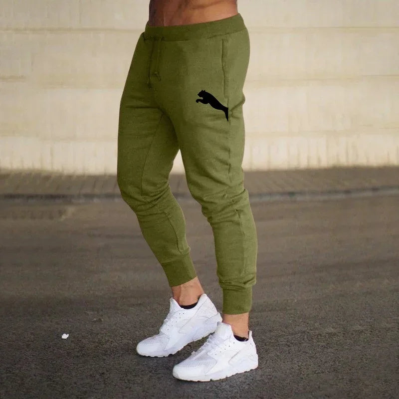 2024 Spring summer men's casual pants fitness jogging pants Harajuku street pants slim pants sports casual breathable thin pants