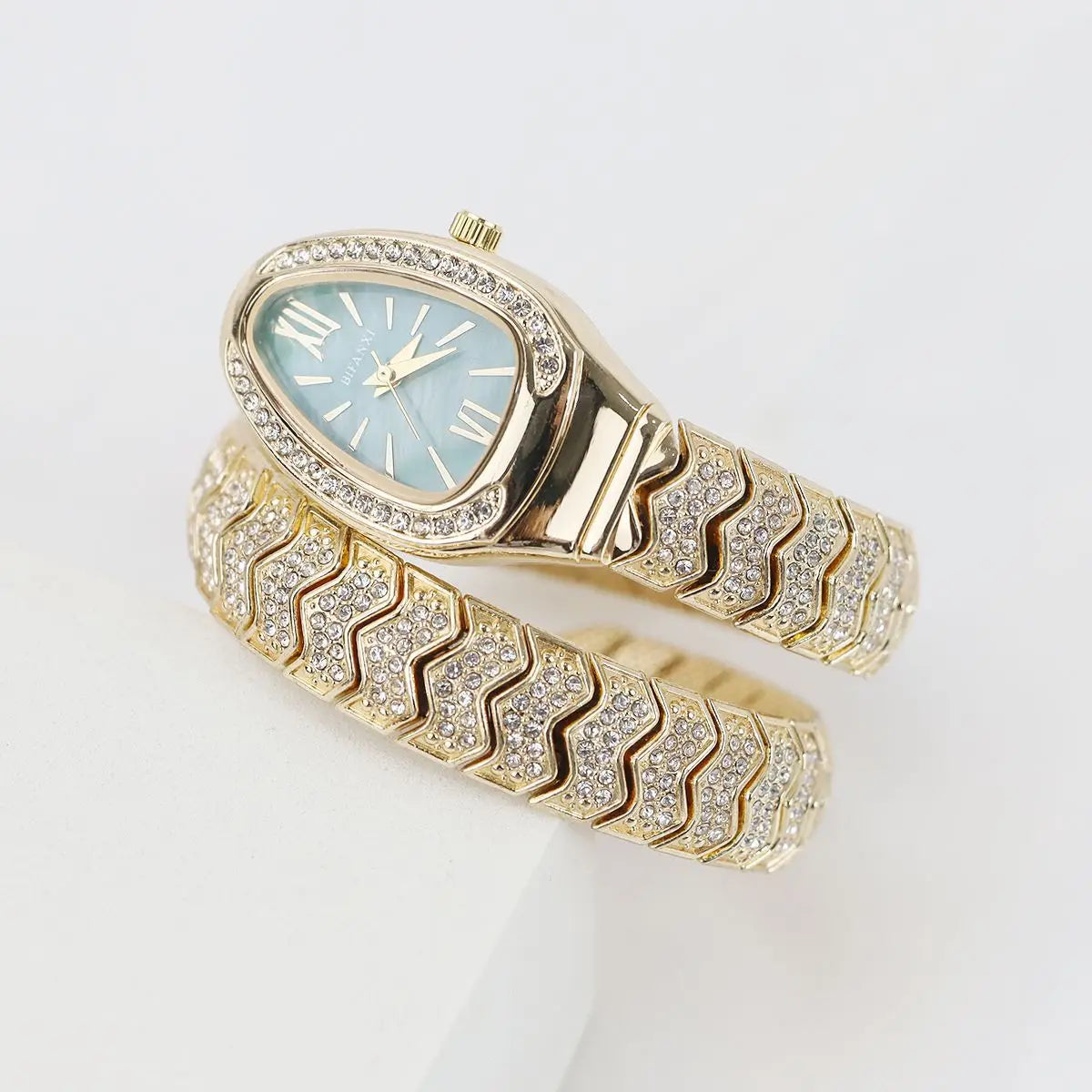 ساعات كوارتز فضية ذهبية للنساء رائجة البيع ساعة فريدة من نوعها مرصعة بالألماس بالكامل للنساء ساعة فاخرة لامعة ساعة Relogio