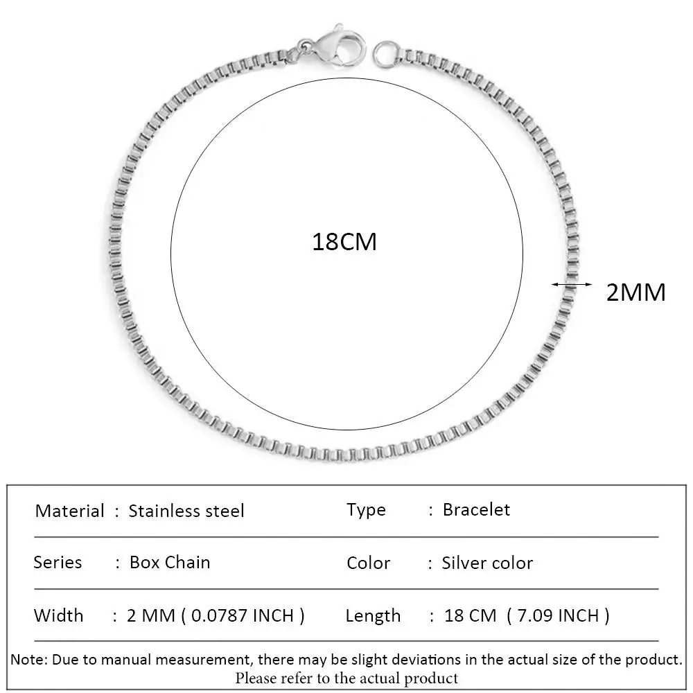 أساور سلسلة الثعبان الكلاسيكية من SUNIBI للنساء، تصميم عصري وأنيق، مصنوعة من الفولاذ المقاوم للصدأ، سوار سلسلة كوبية، هدية مثالية للمرأة العصرية، مجوهرات