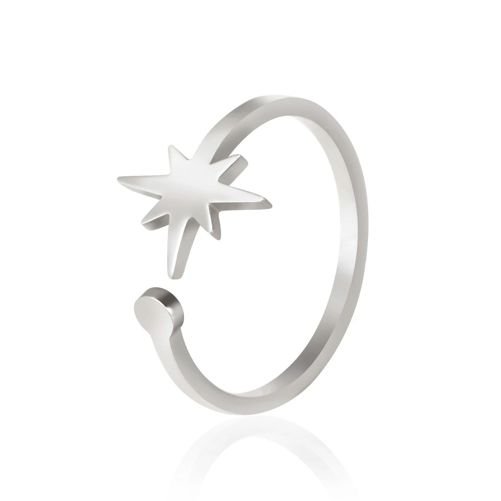 خاتم تيمر من الفولاذ المقاوم للصدأ، خواتم نسائية وفتيات وأزواج، بتصميمات على شكل قلب، مخلب قطة، زهرة، ثعبان، نجمة، موسيقى، خاتم قابل للتعديل، هدية مجوهرات