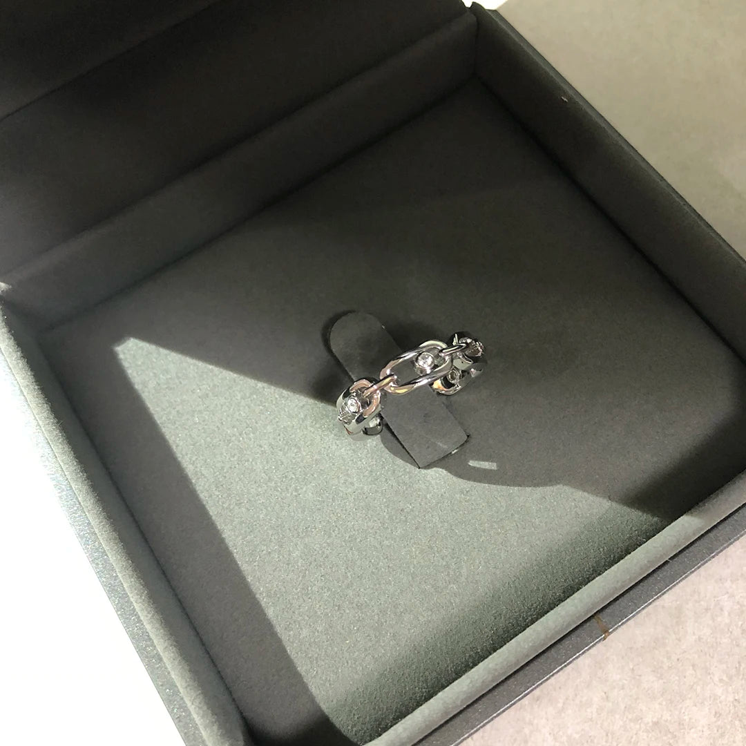 خاتم زواج رومانسي فاخر من الفضة الإسترلينية عيار 925 للنساء. مجوهرات خطوبة فاخرة، إكسسوارات، هدايا للمناسبات.