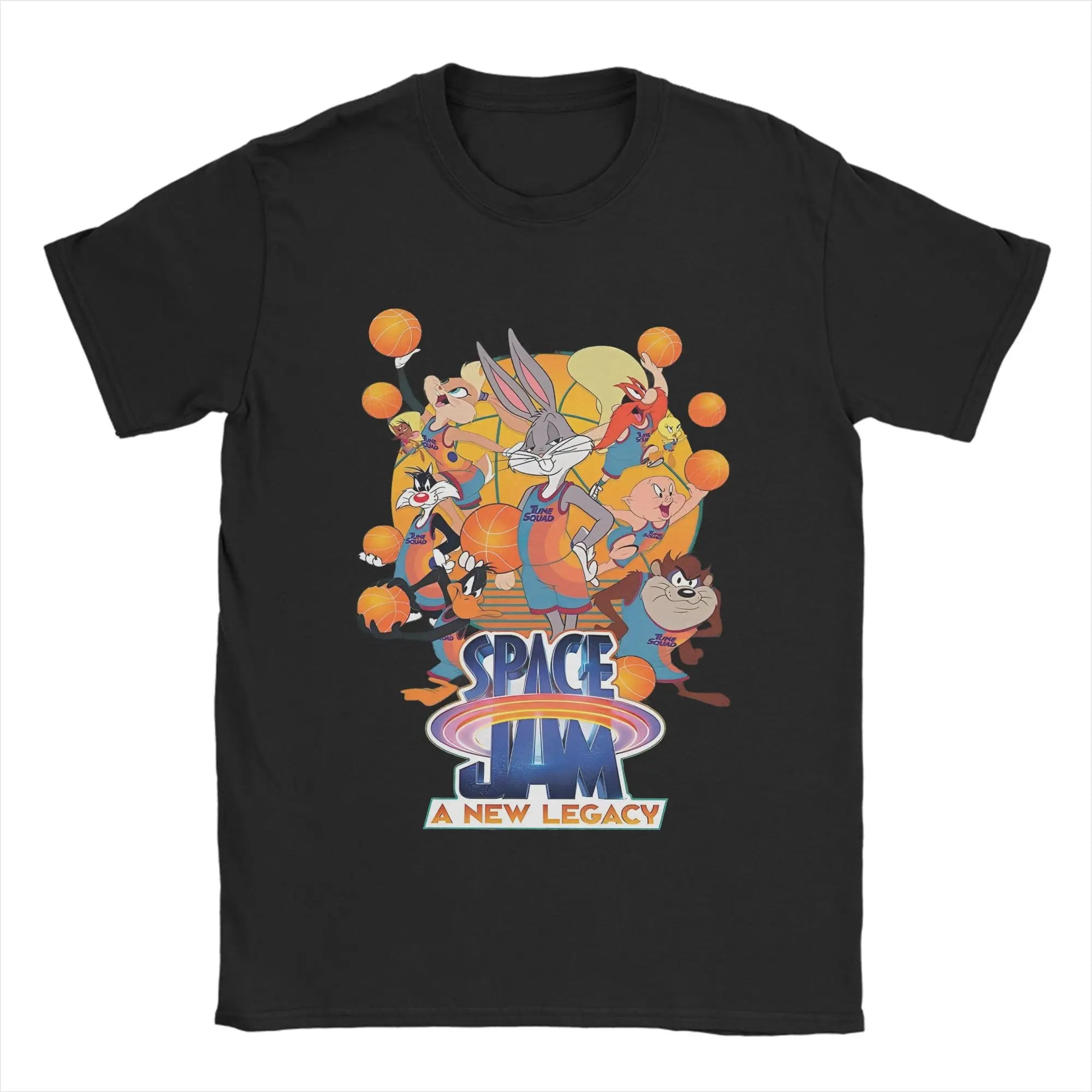 تي شيرت سبيس جام فاست فيوريوس للرجال والنساء من تاز، تي شيرت قطني نقي عتيق بياقة مستديرة وأكمام قصيرة، ملابس صيفية