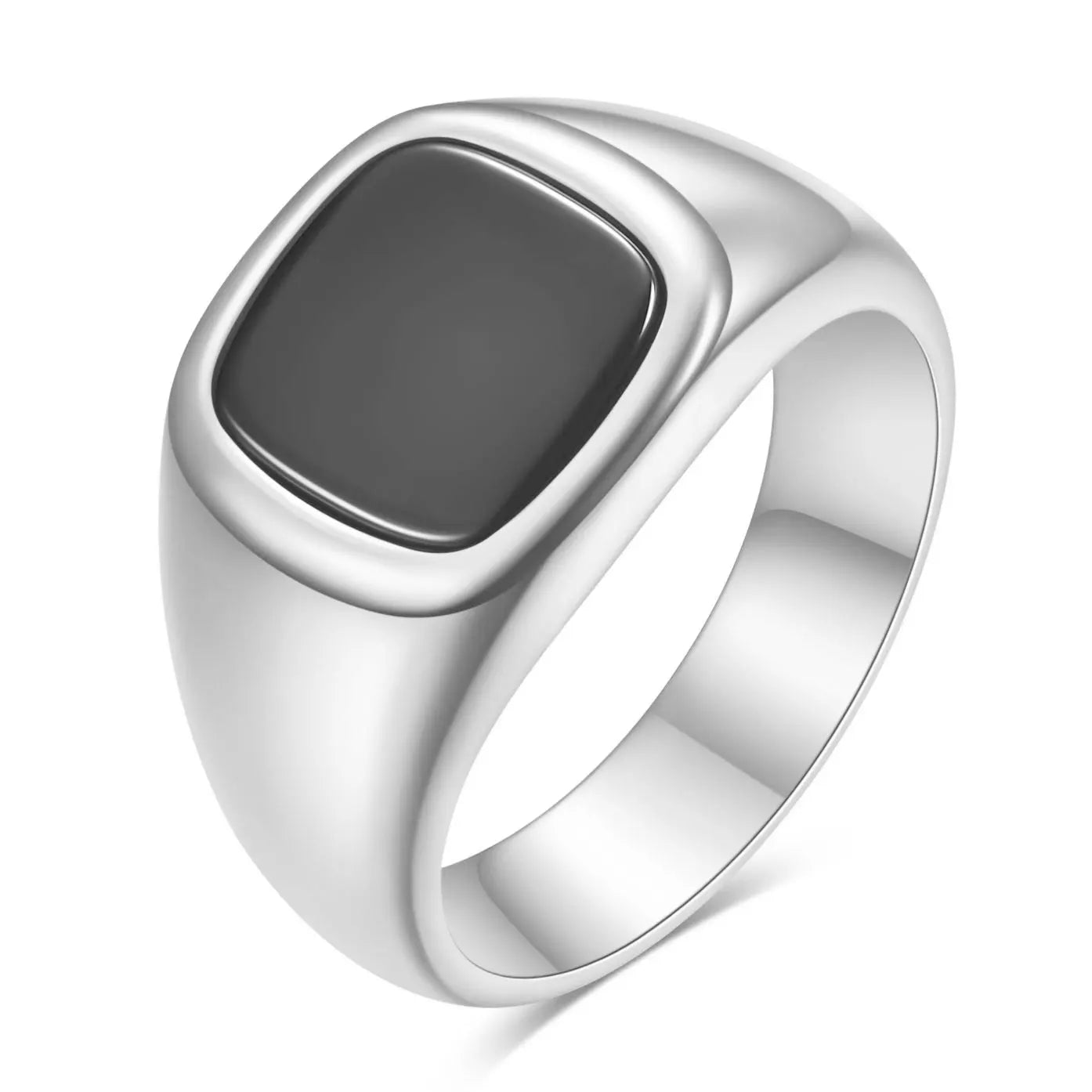 خاتم رجالي من VQYSKO، بتصميم بانك روك، مصنوع من الفولاذ المقاوم للصدأ 316L، خاتم أنيق للرجال، مناسب لحفلات الهيب هوب، مجوهرات بالجملة لحفلات الزفاف الرجالية