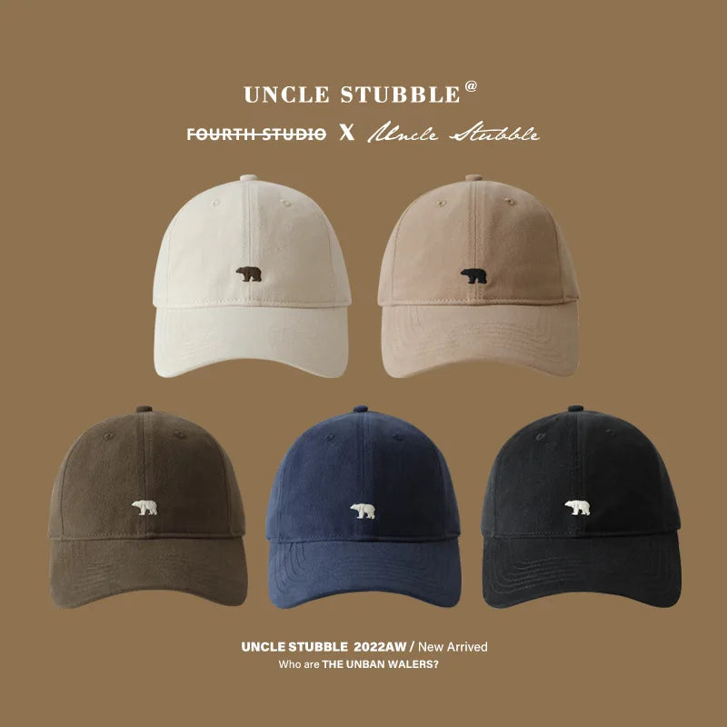 قبعة بيسبول أنيقة مطرزة على شكل دب، واقية من الشمس، قابلة للتنفس وقابلة للتعديل، مثالية للارتداء اليومي، للرجال والنساء، للجنسين