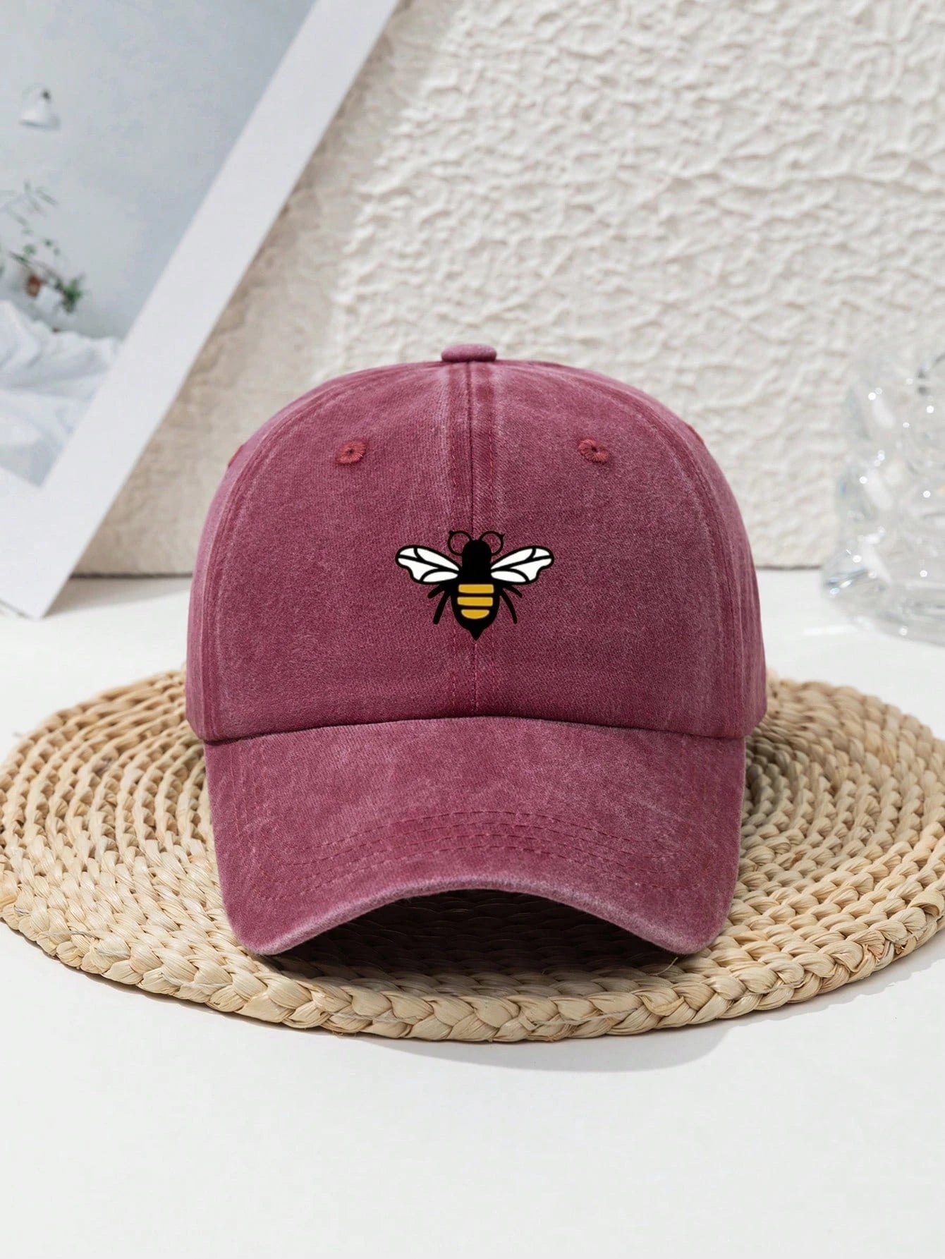 قبعات بيسبول مطبوعة عليها رسومات نحل للرجال والنساء، مناسبة للاستخدام اليومي، قبعات عصرية ومتعددة الاستخدامات للحماية من الشمس في الهواء الطلق