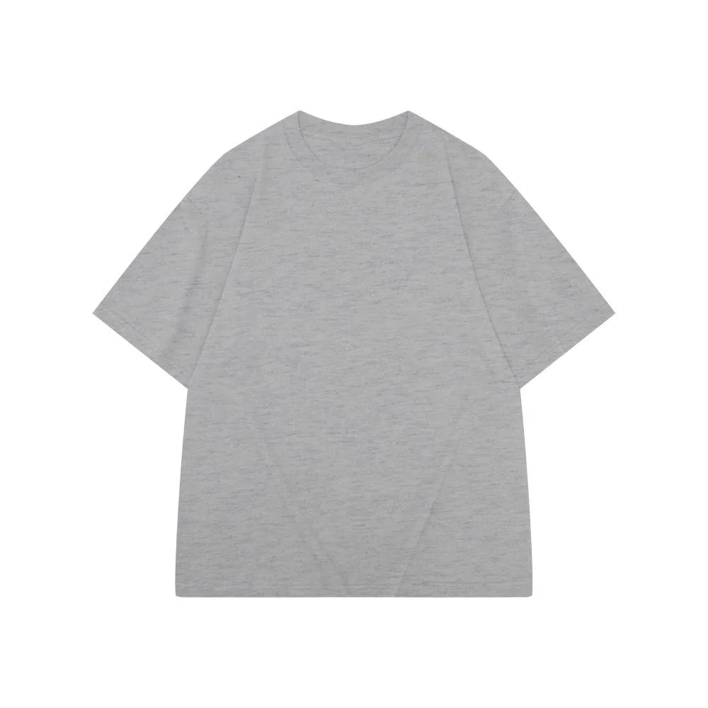 تي شيرت رجالي صيفي بأكمام قصيرة من Sycpman، 300 جرام، 10.58 أونصة، فضفاض، ثقيل الوزن، قطني، بلون سادة، مناسب للصيف