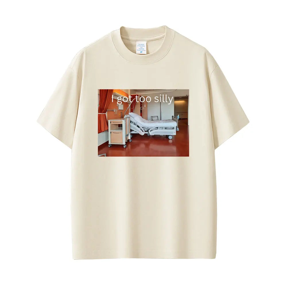 تيشيرت قطني بأكمام قصيرة بتصميم ميم مضحك لشخصية غوسي، مناسب للرجال والنساء، بتصميم كاجوال وعصري، وقصة واسعة.