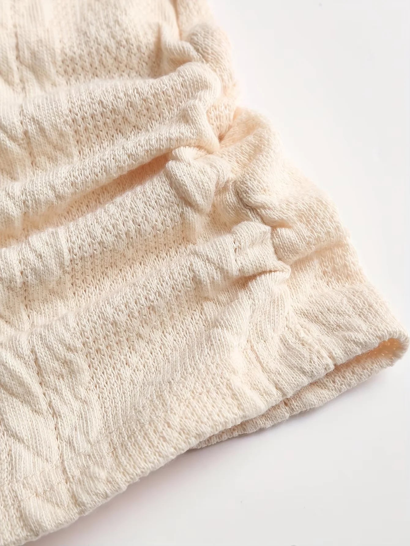 بلوزة نسائية جديدة ربيعية أوروبية وأمريكية أنيقة بأكمام طويلة من Y2K محبوكة بأزرار وهمية