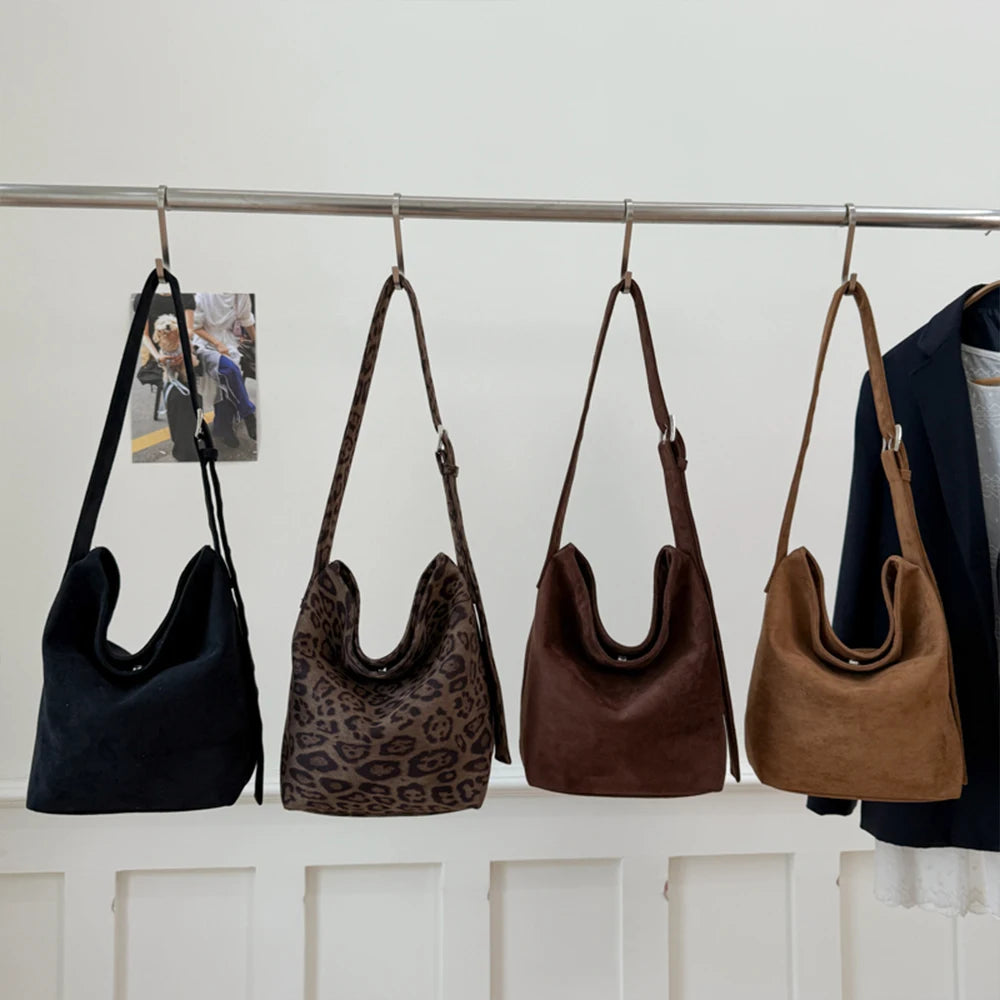 حقيبة كتف واحدة متعددة الاستخدامات بتصميم كلاسيكي مطبوع عليه جلد الفهد، حقيبة توت للتنقل، حقيبة كتف واحدة متعددة الاستخدامات بتصميم كلاسيكي مطبوع عليه جلد الفهد، حقيبة كتف واحدة متعددة الاستخدامات بتصميم كلاسيكي