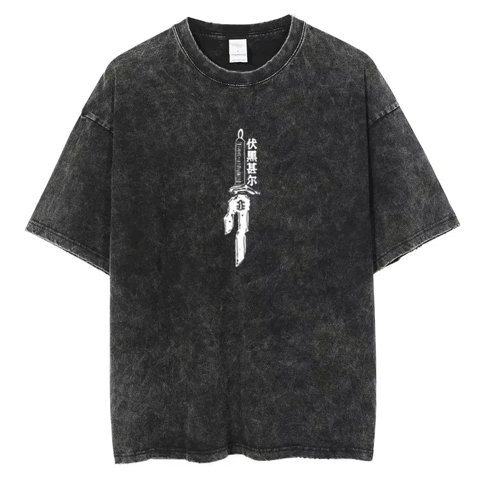 تي شيرت رجالي مغسول، تي شيرت دراجات نارية، ماركة عصرية صيفية، رقبة دائرية، ألفا داستريز، تي شيرت كبير الحجم، تي شيرت قصير الأكمام، للجنسين