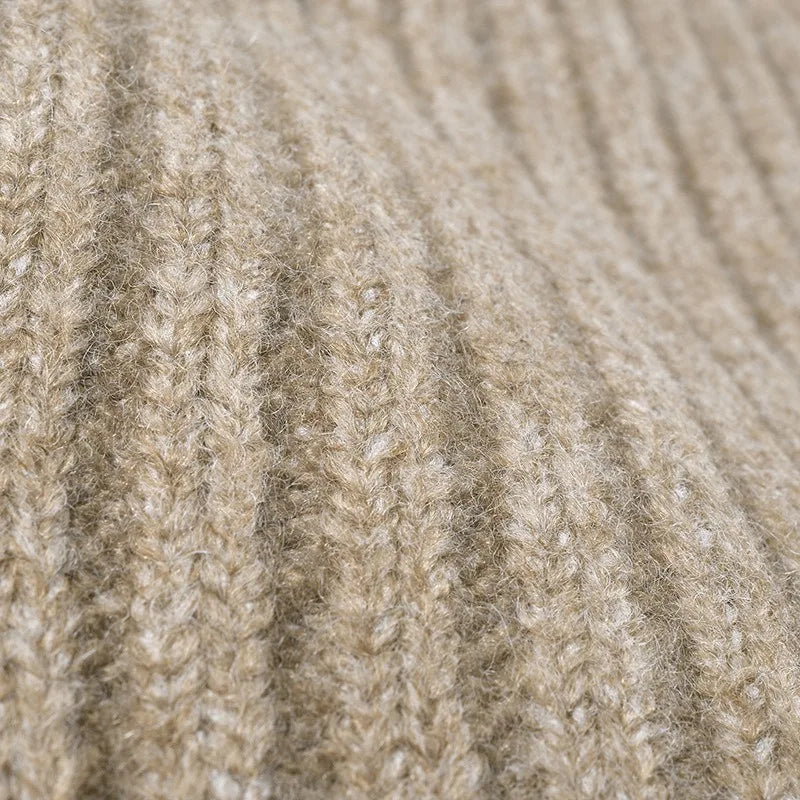 قبعة صوفية سميكة جديدة رائعة للرجال والنساء، مناسبة لفصلي الخريف والشتاء، عالية الجودة، مزودة بأغطية للأذنين، دافئة، محبوكة، للرجال والنساء