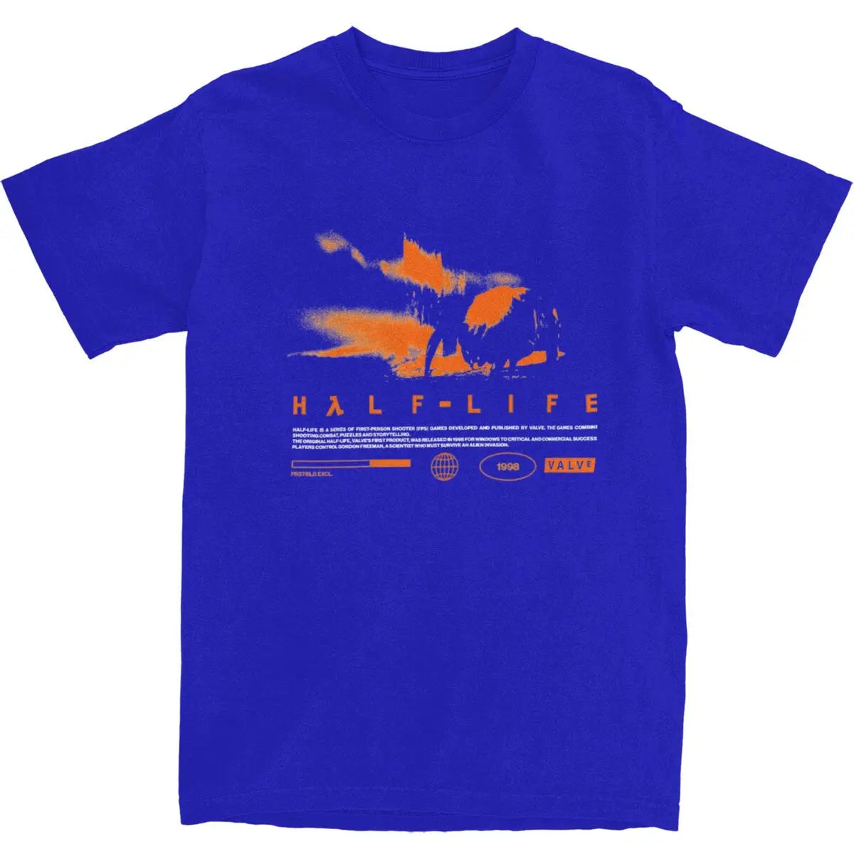 تي شيرت رجالي برسومات ألعاب الفيديو HALFS LIFES V3، تي شيرت صيفي عصري رائع بطباعة مضحكة، تي شيرتات قطنية نقية، مقاس كبير 5XL