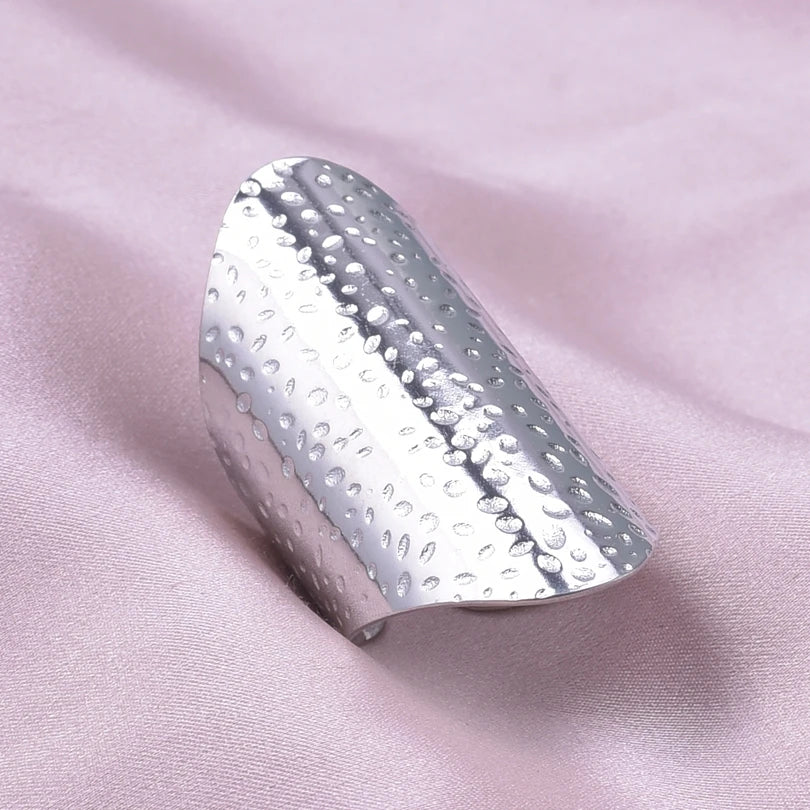 خواتم واسعة غير متساوية من الفولاذ المقاوم للصدأ للنساء والرجال، إكسسوارات، مجوهرات هندية، خاتم إصبع عتيق، هدية