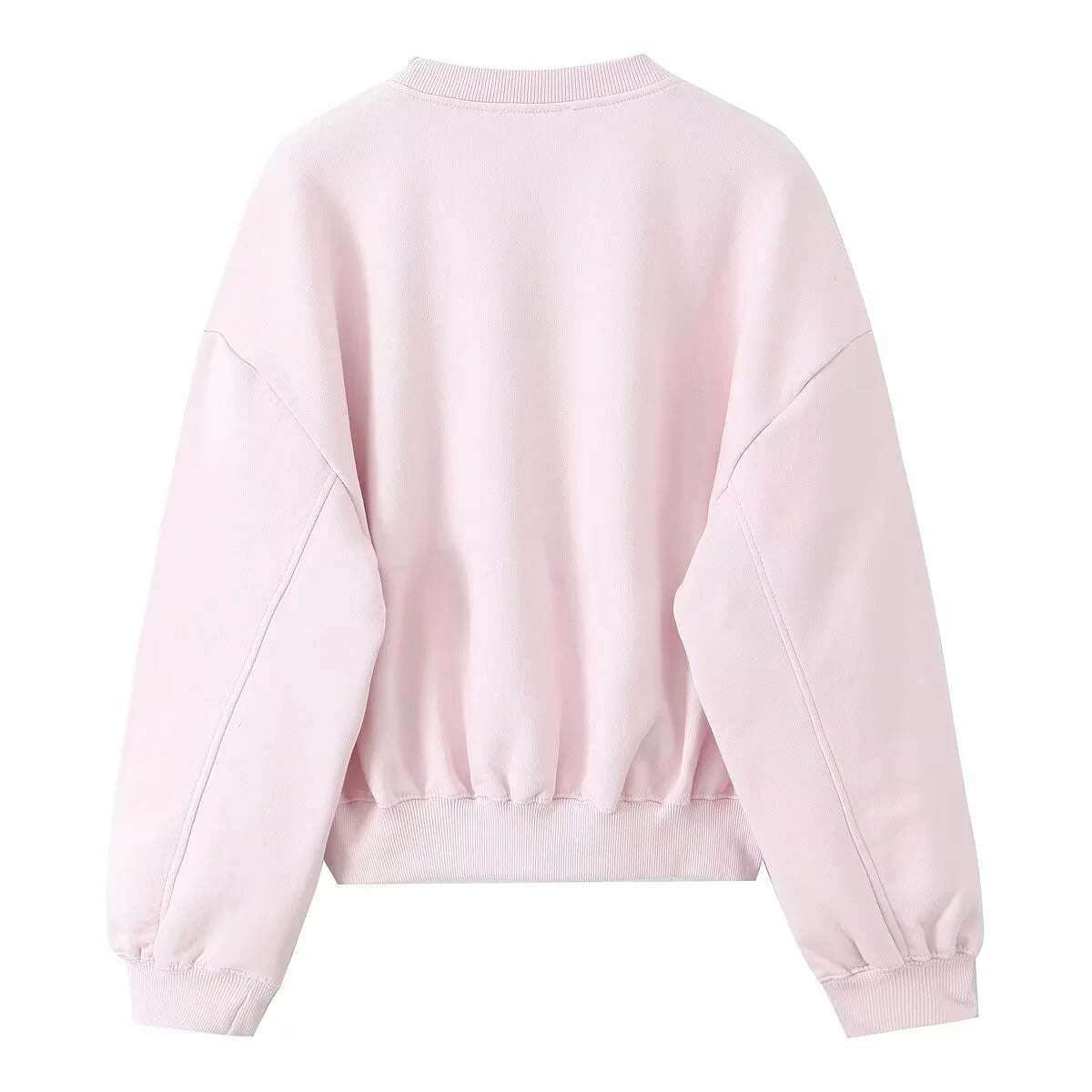 2025 الخريف جديد المرأة عارضة أزياء مزاجه بسيطة الأساسية جولة الرقبة طويلة الأكمام الفانيلا البلوز