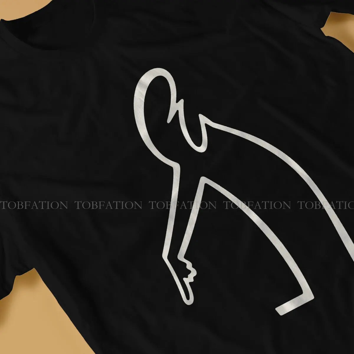 تي شيرت La Line Lineman Art Here للرجال، مقاس 4XL 5XL 6XL، تي شيرت قطني 100%