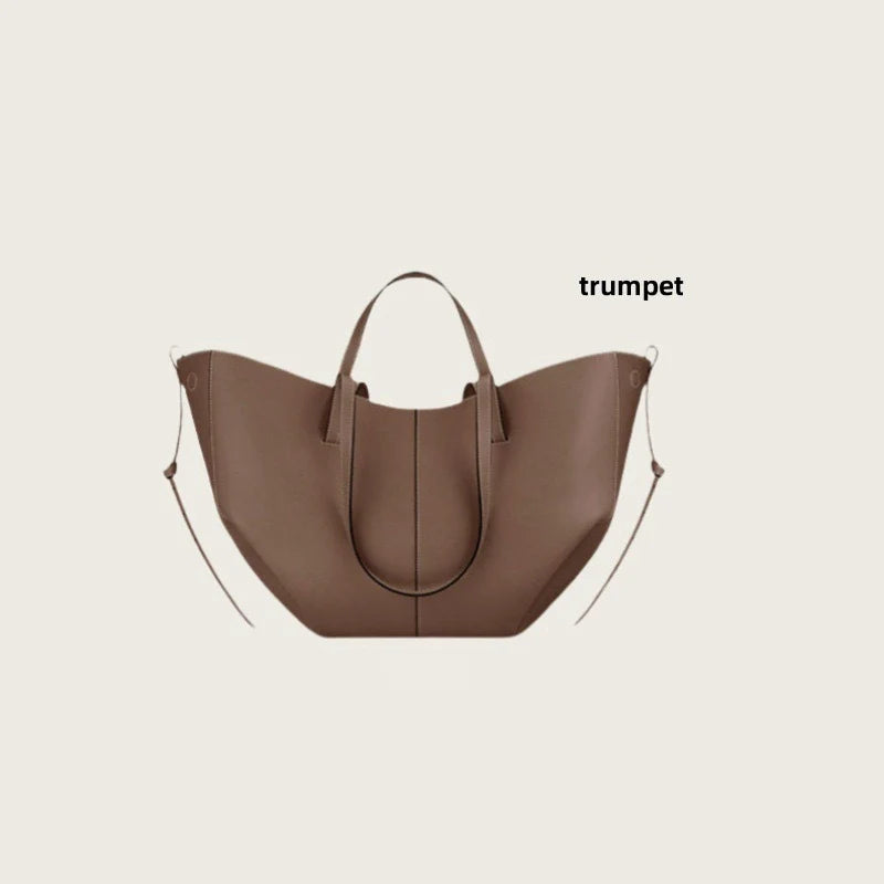 حقيبة يد فاخرة كبيرة السعة 2025، حقيبة كتف نسائية كاجوال للتنقل، حقيبة يد جلدية محمولة تحت الإبط