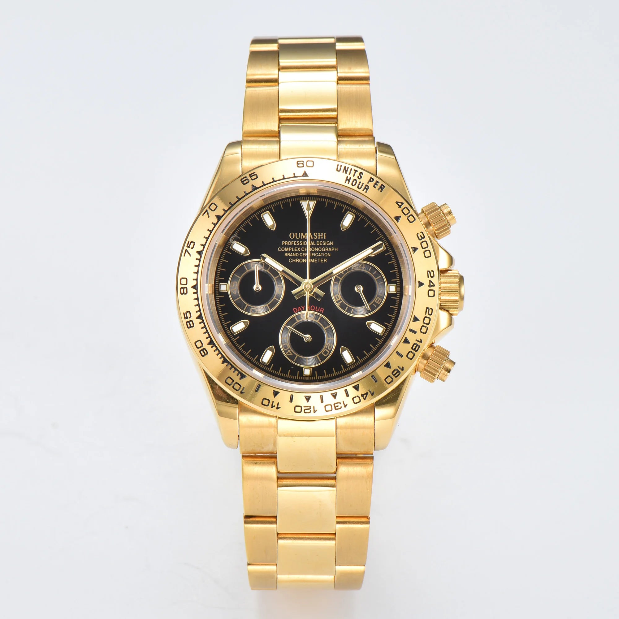 ساعة كرونوغراف فاخرة للرجال مقاس 39.3 مم، ساعة رجالية جديدة، ساعة عمل رجالية VK63، ساعة كرونوغراف رجالية VK63 مقاومة للماء حتى 10ATM