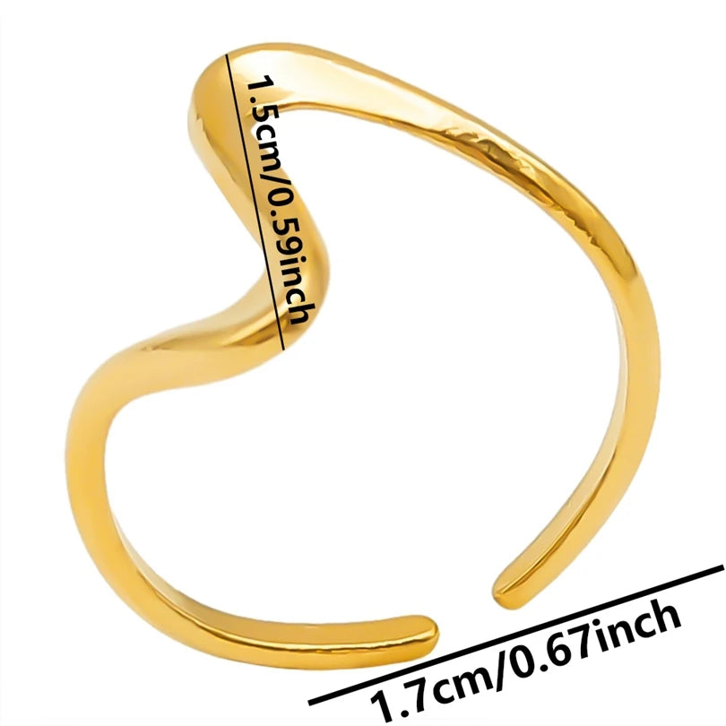 6 قطع/مجموعة خواتم أنيقة مطلية بالذهب الحقيقي من الفولاذ المقاوم للصدأ على شكل زهرة وقلب وحب وصليب خواتم مجوهرات للنساء والرجال إكسسوارات ساحرة