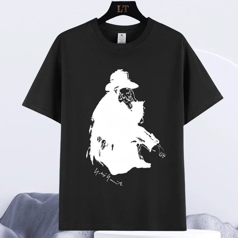 2025 Hot Selling New Printed T-shirt Fashion Short Sleeve Comfortable Round Neck T-shirt Men's and Women's Children's Clothing