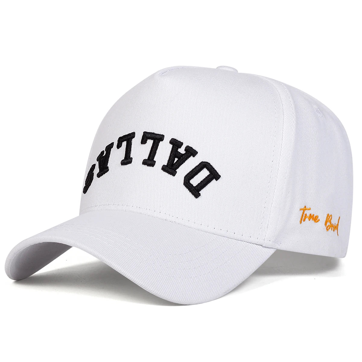 Unisex DALLAS Letter Embroidery Baseball Caps Spring and Autumn Outdoor Adjustable Casual Hats Hip Hop Hat Sunscreen Hat