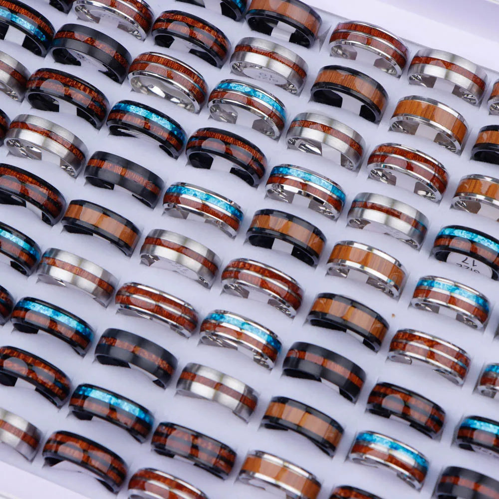 ١٠ قطع/عبوة، خاتم أنيق وبسيط من الفولاذ المقاوم للصدأ، مناسب للرجال والنساء، مجوهرات عصرية جميلة بنمط البانك، هدايا مثالية لحفلات أعياد الميلاد.