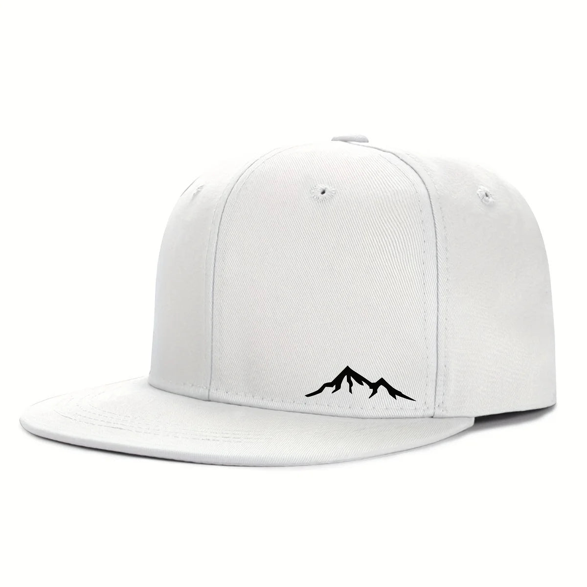 قبعة بيسبول قابلة للتعديل للجنسين - عصرية، قبعة مسطحة الحافة واقية من الشمس للأنشطة الخارجية، مصنوعة من البوليستر